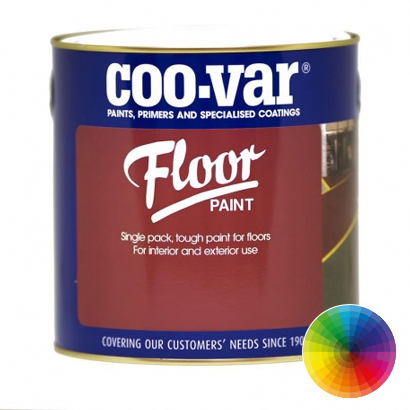 Coo-Var Industrial Floor Paint | 2,400+ Colours | Wood, Metal, Concrete ...