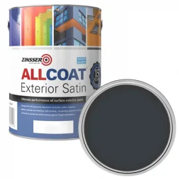 Zinsser AllCoat Exterior Satin (Water Based) - Anthracite Grey