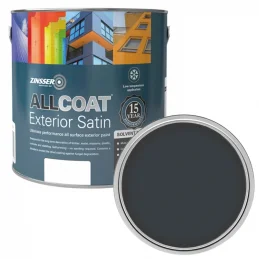 Zinsser AllCoat Exterior Satin (Solvent Based) - Anthracite Grey