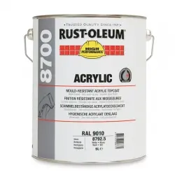 Rust-Oleum 8700 Mould Resistant Hygiene Acrylic Topcoat
