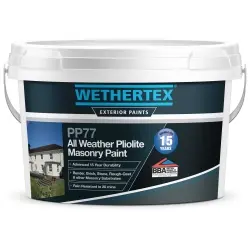 Wethertex PP77 All Weather Pliolite Masonry Paint