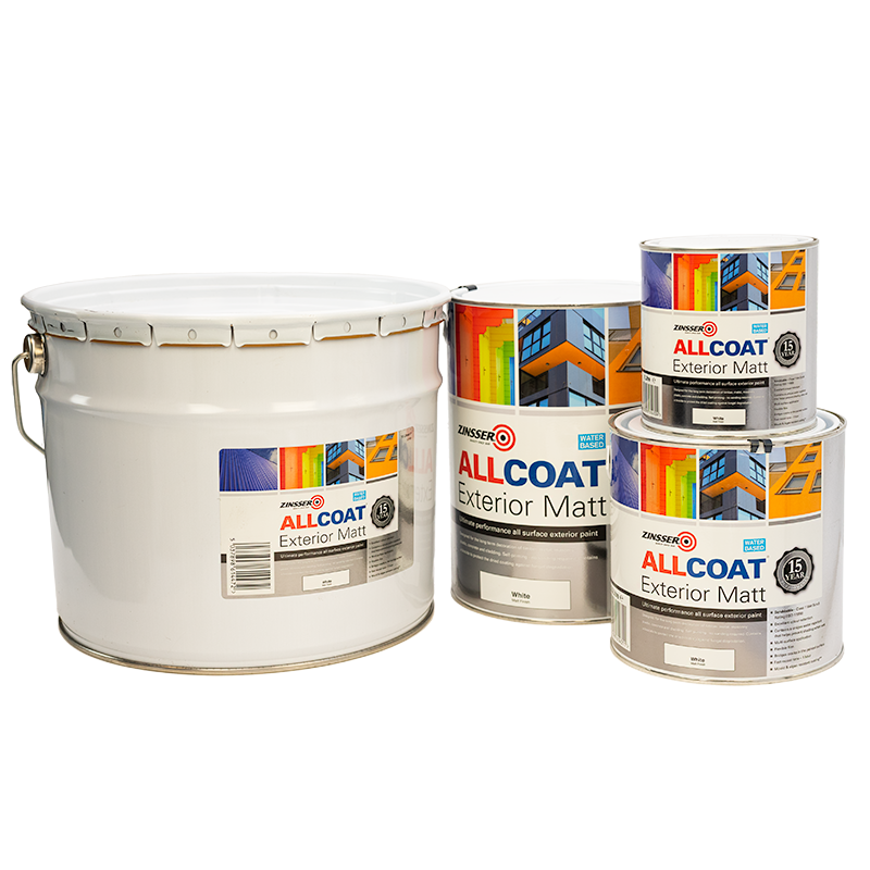 Zinsser AllCoat Exterior Matt | Multi-Surface Paint | 4600+ Colours ...