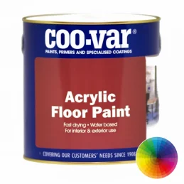 Coo-Var Acrylic Floor Paint...
