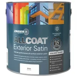 Zinsser AllCoat Exterior Satin (Solvent Based)