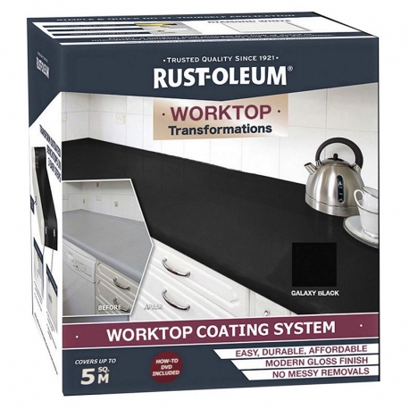 Rust Oleum Kitchen Worktop Paint Transformation Kit Rawlins Paints