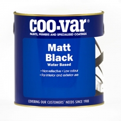 Coo-Var Matt Black (Water Based)